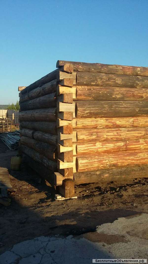 Сруб бани (кухни)