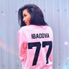 Женский именной свитшот, розовый