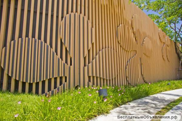 Заборы деревянные из материала собственного производства