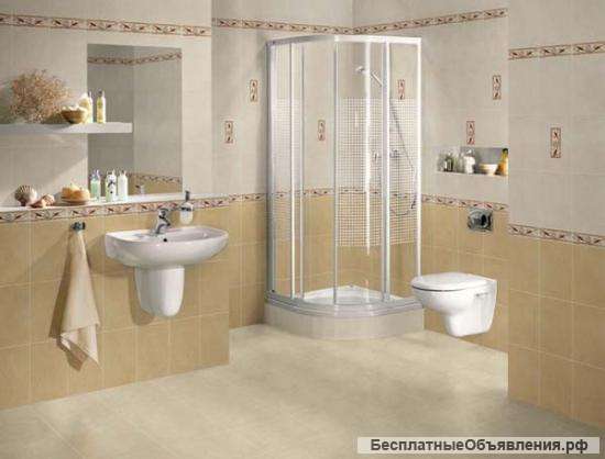 Укладка кафельной плитки, сантехнические работы ( Плиточник- Сантехник)