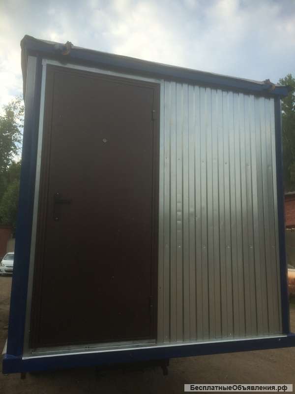 Блок контейнер стандарт с металлической дверью