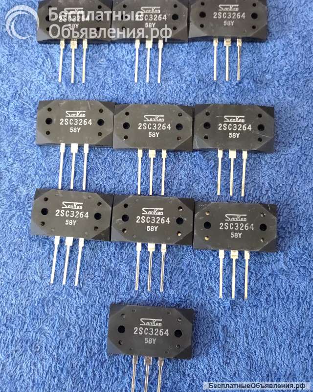2SC3264 (C3264), SANKEN, JAPAN, NPN, 200W, 230V 17A оригинальный НОВЫЙ