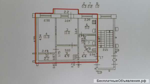 2-х комнатной квартиры