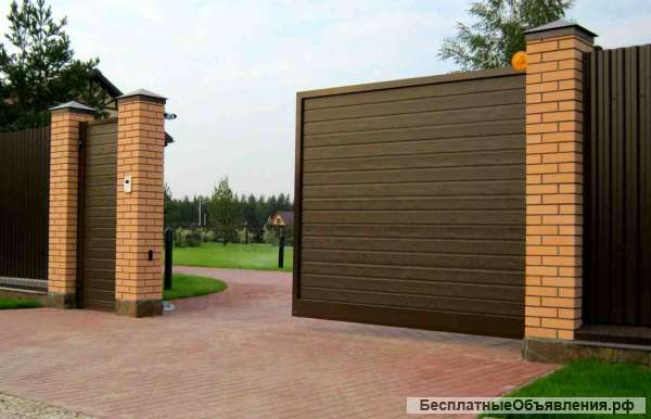 Откатные, распашные ворота, калитки