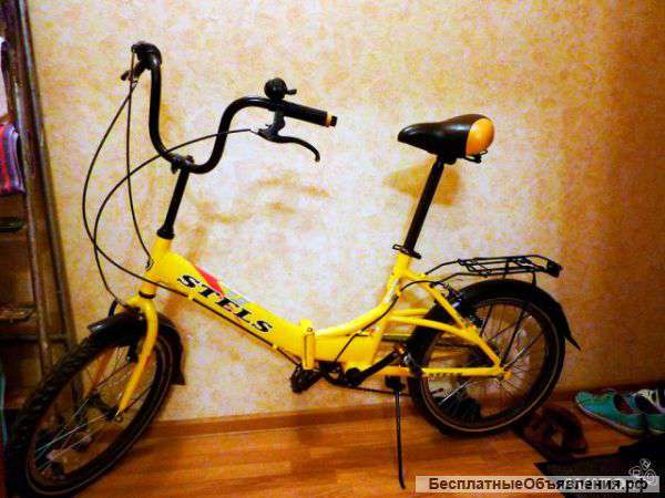 Продаю Раскладной Велосипед stels Желтый (Б/У) 3500