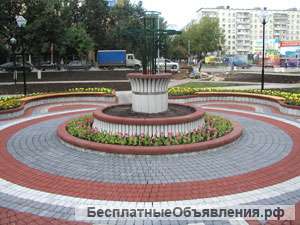 Тротуарная плитка, брусчатка различных форм и размеров
