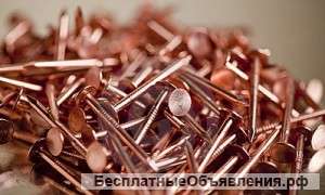 Гвозди медные поштучно от 50 шт