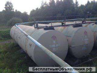 Резервуары б/у горизонтальный стальной РГС-60м3