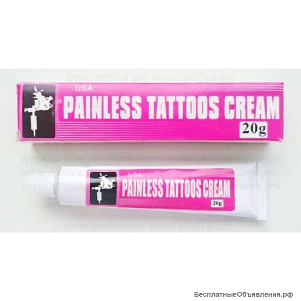 Крем анестетик Painless Tattoos Cream 20g