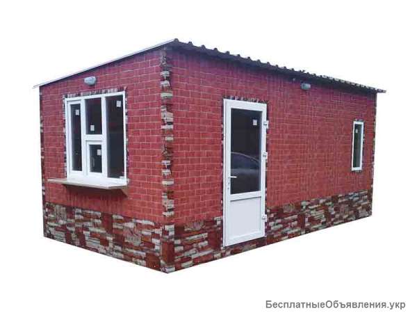 Дачний будиночок 6,0х3, 5х2, 8 м