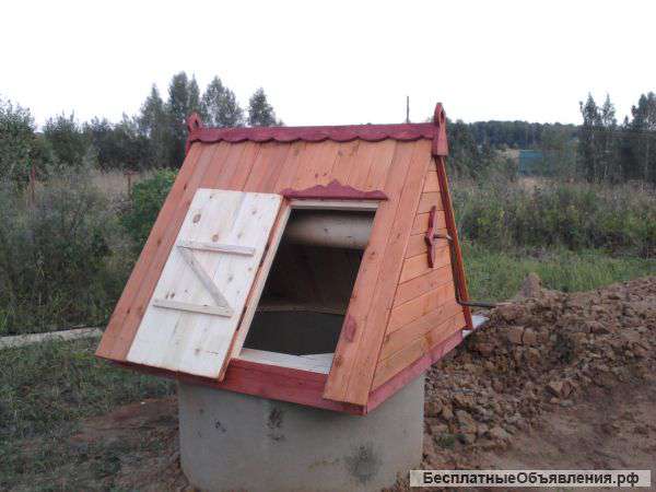 Колодцы и септики под ключ, чистка колодцев