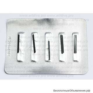 Игла 8 для мануальной (ручной) техники татуажа. 5 штук в блистере.