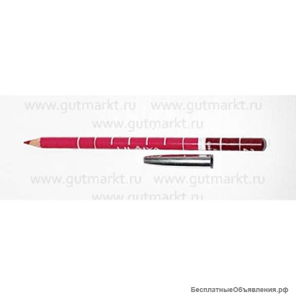 Карандаш для татуажа губ, розовый, черный косметический