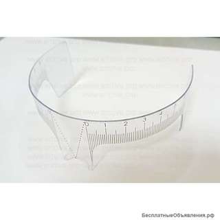 Линейка для прорисовки эскиза бровей фигурная