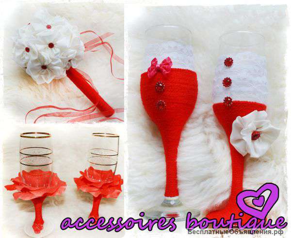 Эксклюзивные свадебные вадебные аксессуары ручной работы