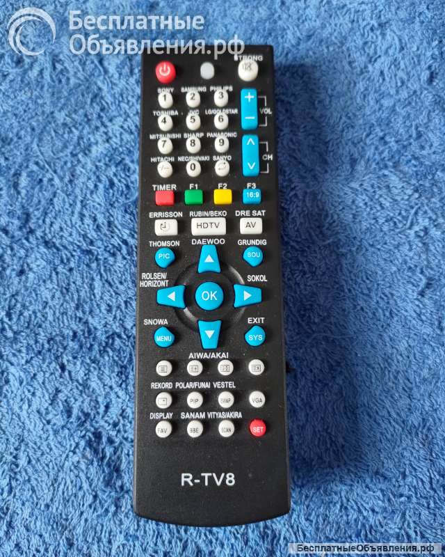 Пульты ДУ Remote control (Список5) оригинальные НОВЫЕ и Б/У
