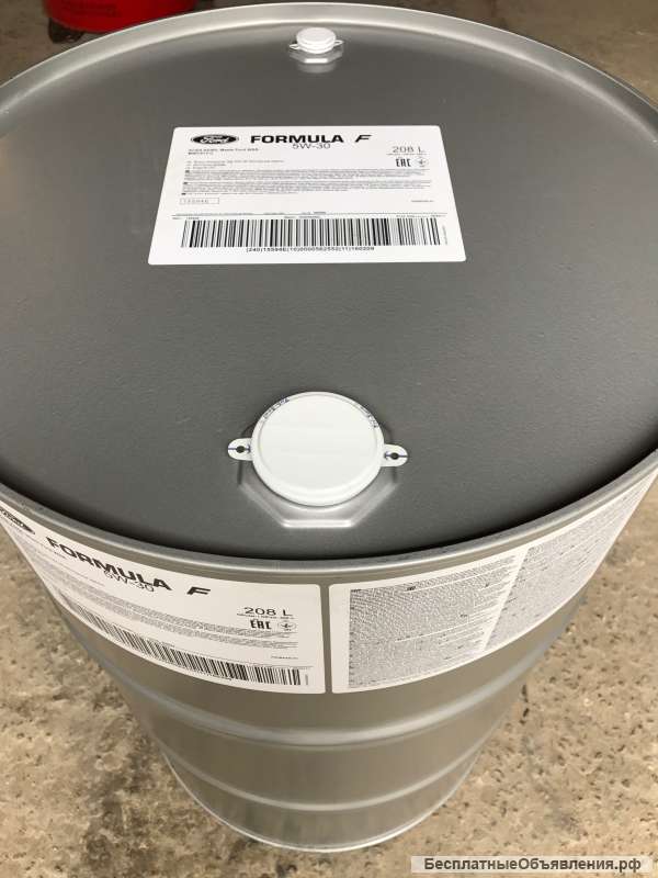 Масло моторное Ford Formula S/SD 5W40 208л бочка