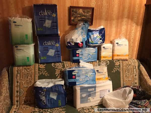 Подгузники и пеленки для взрослых