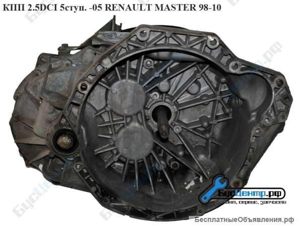 КПП 2.5DCI 5 ступ Renault Master 98