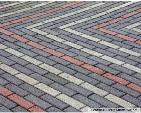 Укладка тротуарной плитки