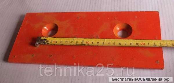 Нож ковша (промежуточный) погрузчик Yigong ZL20, Atlant 200L, Grizzly GR2S, Laigong ZL20