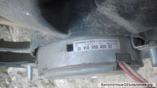 Вентилятор охлаждения для Гольф 5. Большой.