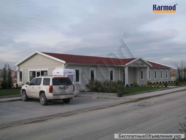 Быстровозводимые модульные здания Karmod под офисы, торговые центры