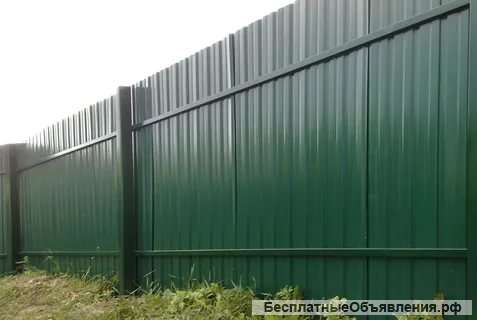 Изготовление заборов из профнастила в Севастополе и Крыму