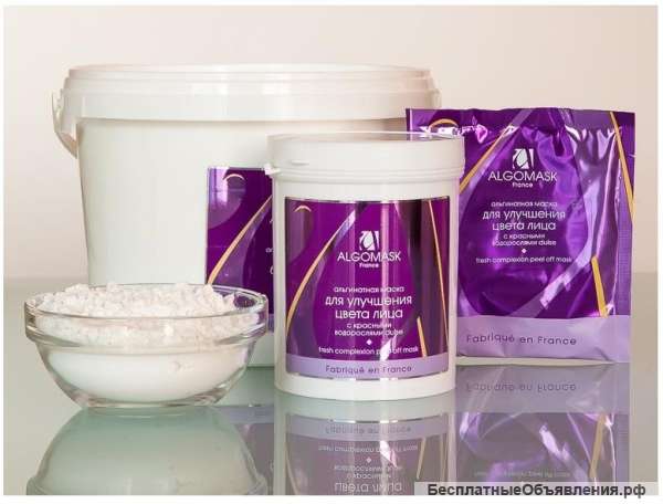 Маска для улучшения цвета лица с красными водорослями Dulse.(Classic Base).