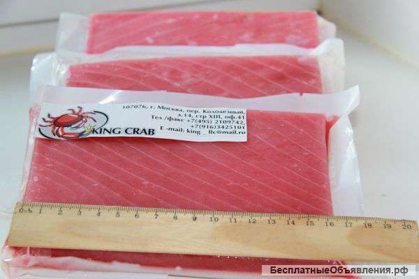 Тунец blue fine 300+,гребешок 10/20,креветка 21/25 блок.