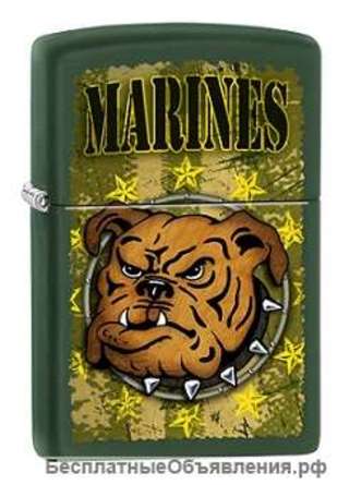 Зажигалка Zippo 221 USMC Bulldog