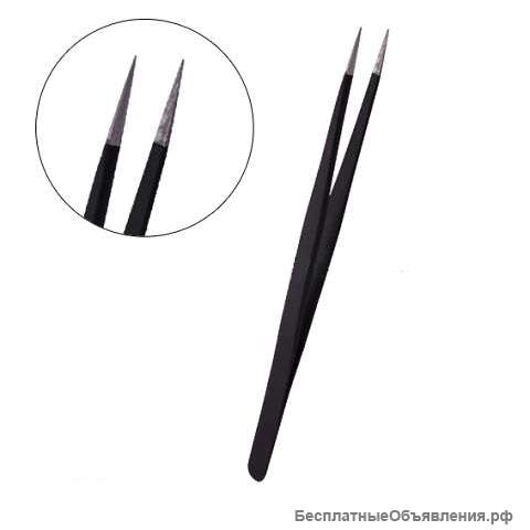 Прямой пинцет для наращивания ресниц