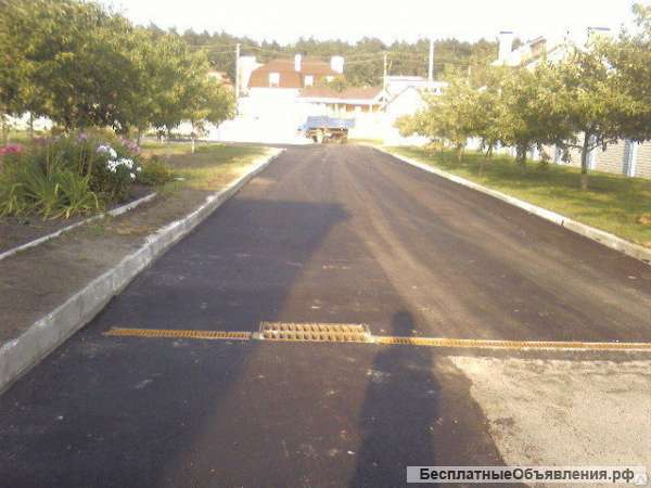 Асфальтирование, укладка асфальта