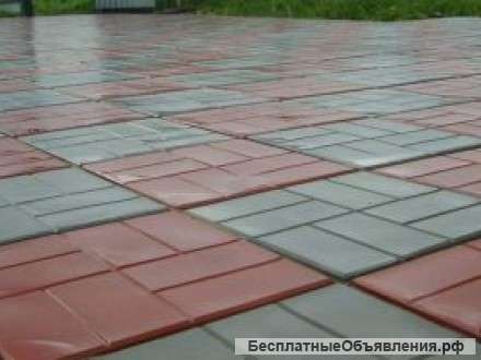 Тротуарная плитка литье