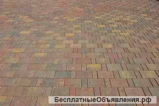 Красно серая плитка тротуарная