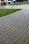 Плитка брусчатка серая