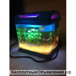 Новый Мини-аквариум 4 литра Салекс комплект