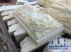 Плита скала из желтого доломита