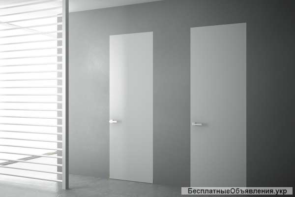 Межкомнатные двери скрытого монтажа стеклянные