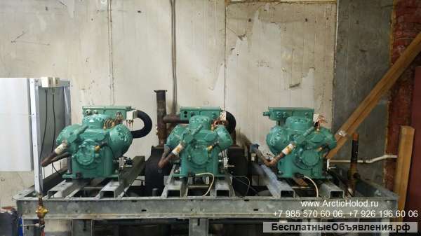 Трёх компрессорный агрегат на Bitzer