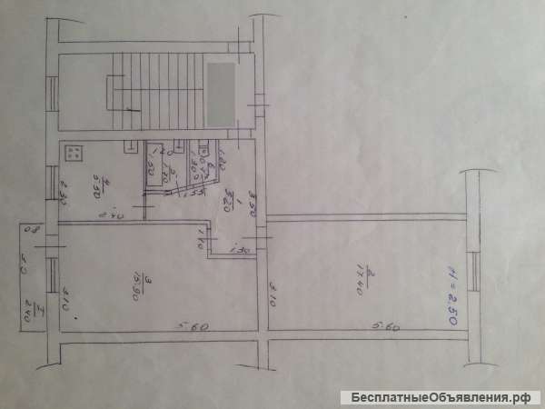2х ком.кв.S-46.4м2.Торг уместен.