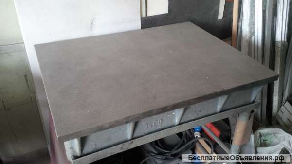 Плиту притирочную чугунную