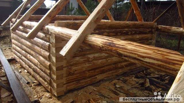 Срубы бань, домиков на заказ из нашего леса