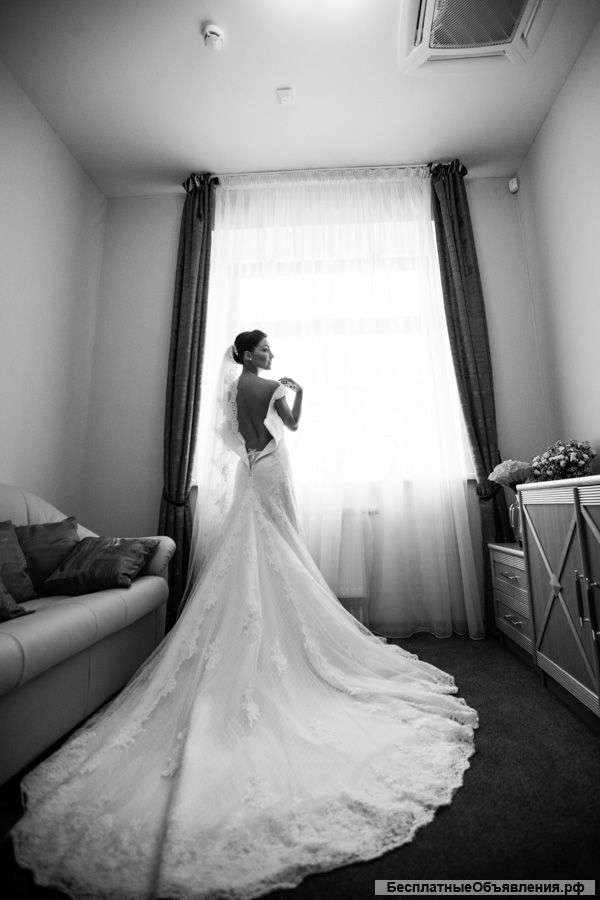 Потрясающее свадебное платье