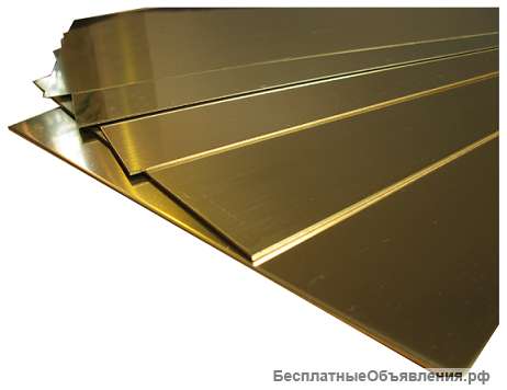Лист латунный Л59 6×600×640