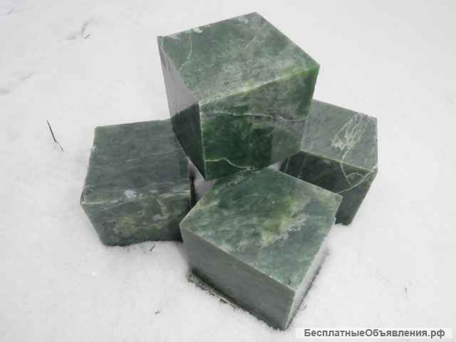 Камни для бани (нефрит бруски)