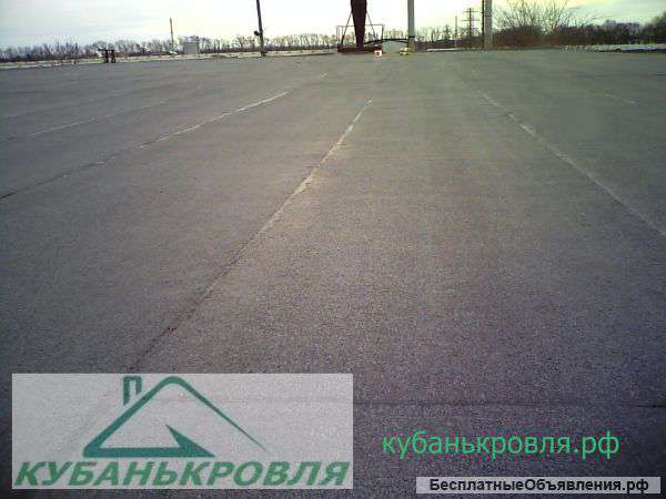 Монтаж и ремонт мягкой плоской кровли наплавляемыми или мембранными материалами.