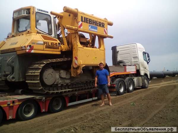 Перевозка негабаритных грузов по всей России от 20 до 110 тонн