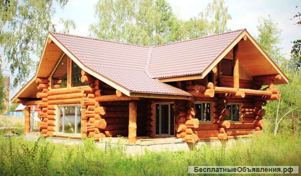 Срубы домов из бревна недорого