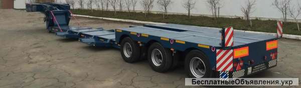 Низкорамные полуприцепы (тралы) для перевозки негабаритных грузов и сельхозтехники